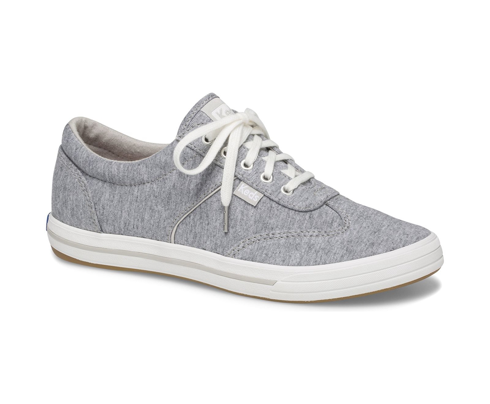 Zapatillas Keds Mujer Gris - Courty Jersey - 987-PJFLUX